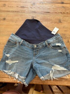 Abercrombie Maternity Jean Shorts